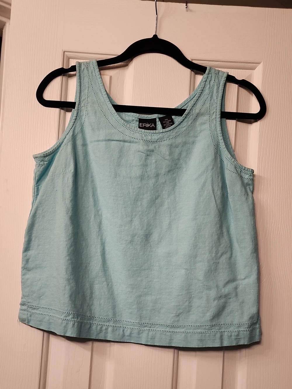 Erika Light Aqua Tank Top